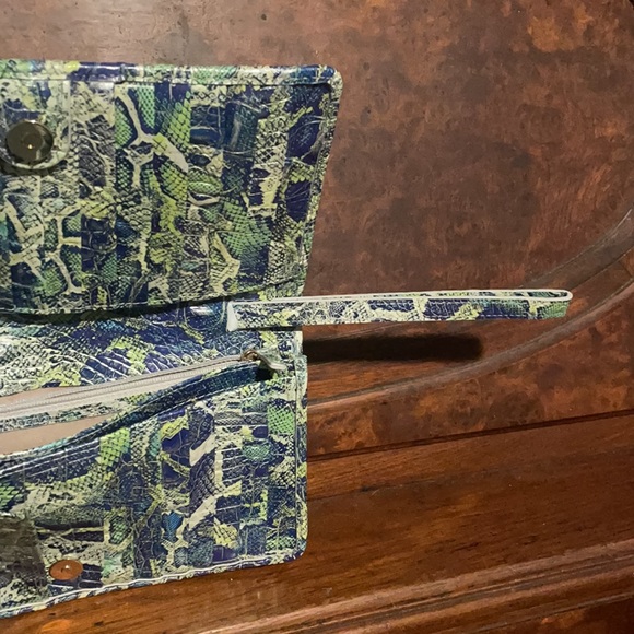 Brahmin AnnMarie Green Viper Melbourne - Picture 7 of 8